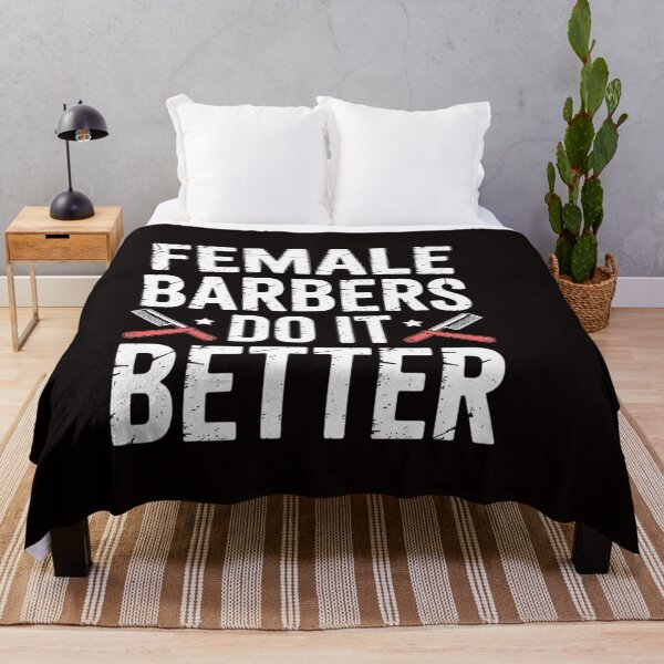 Item preview, Female Barbers Do It Better Job Hobby Barbershop Barber designed and sold by ControlCenter.