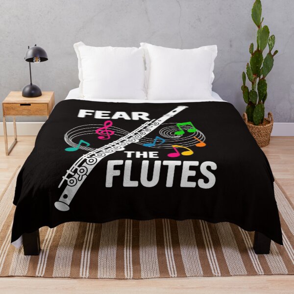 Item preview, Fear The Flutes - Flute Player Flutist Marching Band Music designed and sold by ControlCenter.