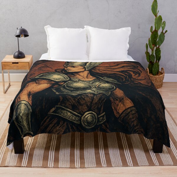 Item preview, Epic Valkyrie - Vintage Norse Warrior Poster designed and sold by JonelleTshirts.