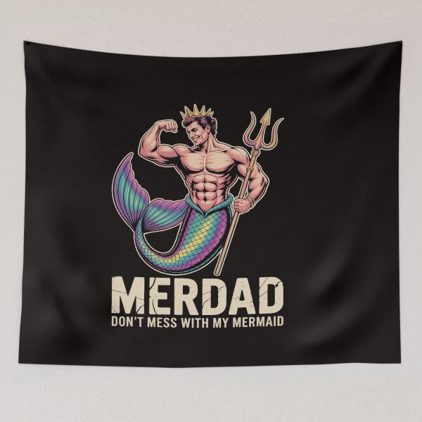 Item preview, Fathers Day Gift Merdad Dont Mess With My Mermaid designed and sold by ControlCenter.