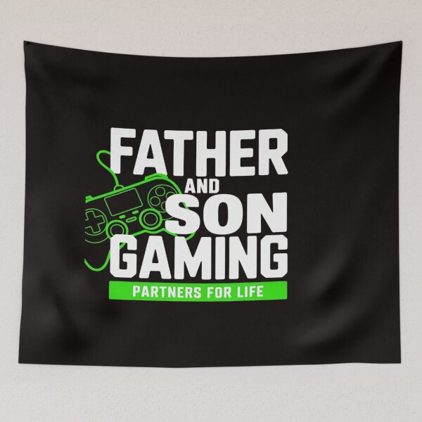 Item preview, Father And Son Gaming Partners For Life Video Game Matching designed and sold by ControlCenter.