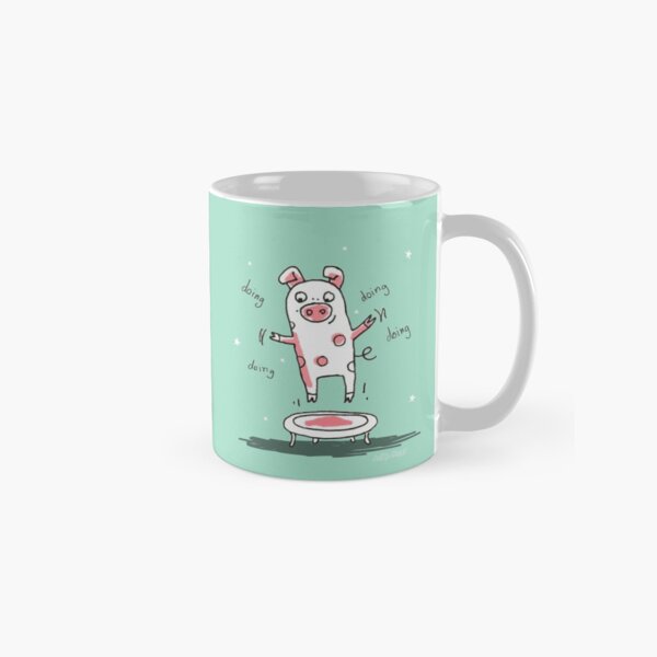 Trampolinschweinchen - Illu solo Tasse (Standard)