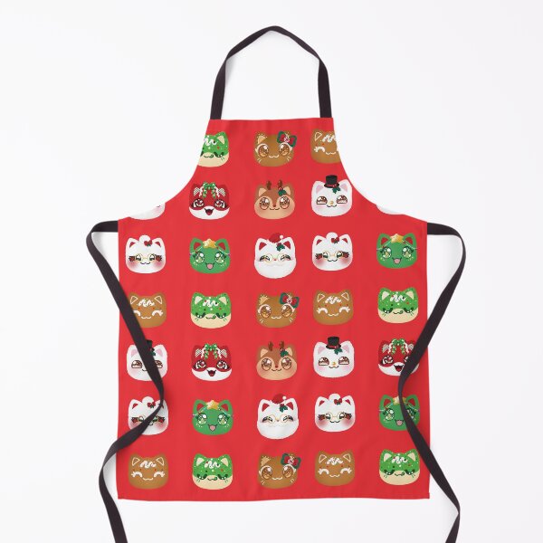 Item preview, Aphmau Christmas Holiday Meemeow Cat Pattern Red Variant Version 2 designed and sold by ACenturyMage.
