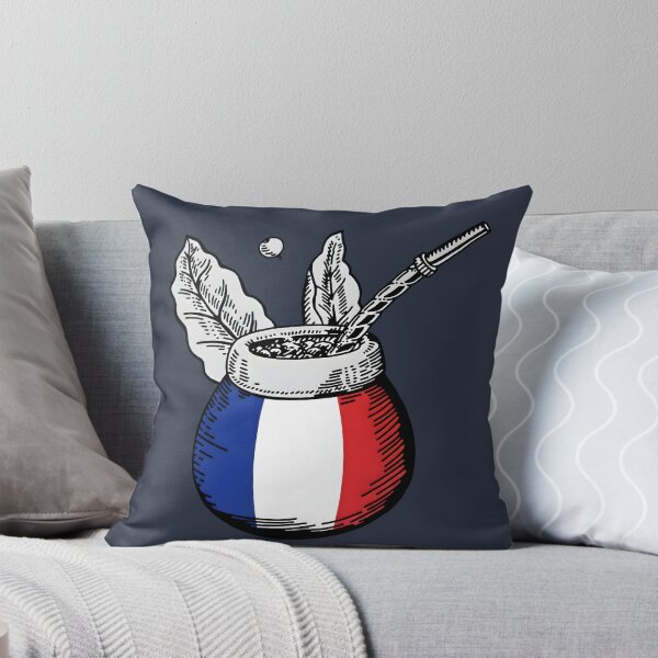 Item preview, Yerba Mate Matero with French Flag – Minimal Vintage Design designed and sold by flamini.