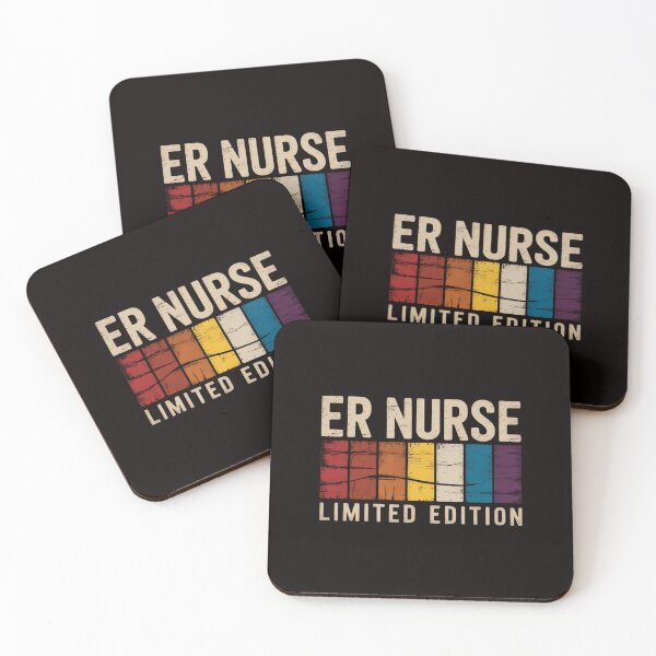 Item preview, ER NURSE Job Title Profession Birthday Worker Idea designed and sold by RatCurry.