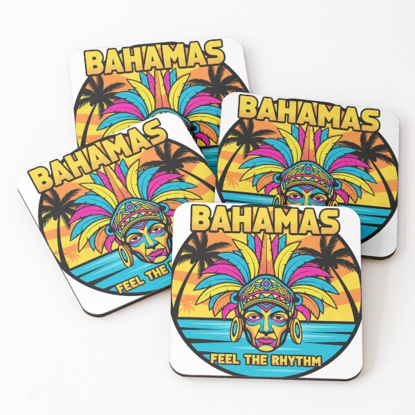 Item preview, Bahamas Junkanoo Carnival Mask - Vibrant Pop Art Island Rhythm Design designed and sold by Wear Sculpt.