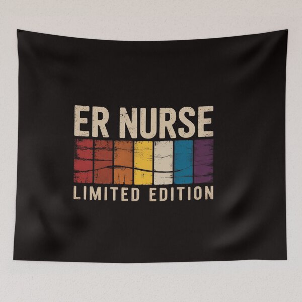Item preview, ER NURSE Job Title Profession Birthday Worker Idea designed and sold by RatCurry.