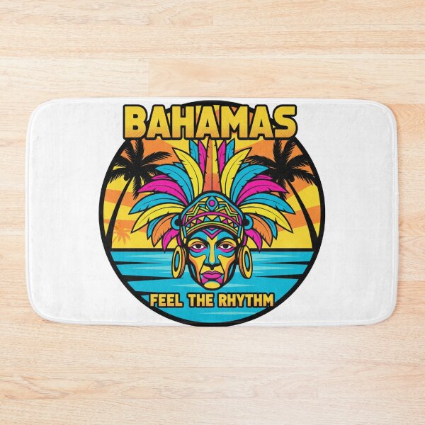 Item preview, Bahamas Junkanoo Carnival Mask - Vibrant Pop Art Island Rhythm Design designed and sold by Wear Sculpt.