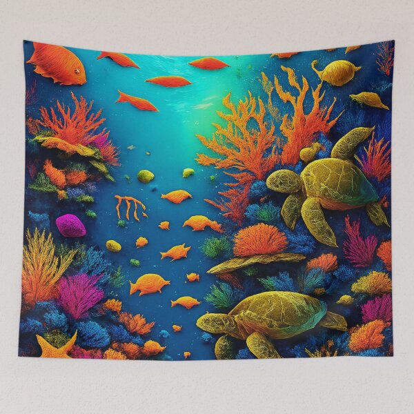 Item preview,  Underwater Carnival Madness designed and sold by Zofia Sosnecka.