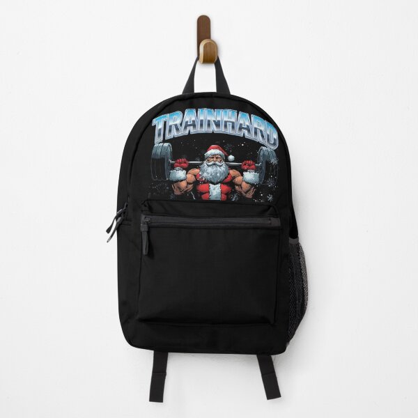 Item preview, TrainHard Santa – Beast Mode Christmas Gym Skull Edition designed and sold by TrainHardCo.