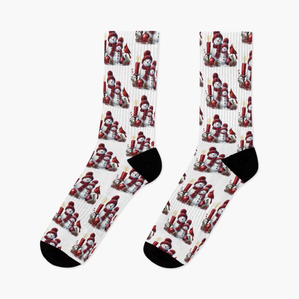 Item preview, Cozy Christmas Snowman Family and Cardinal Candle Scene designed and sold by lojadpop.
