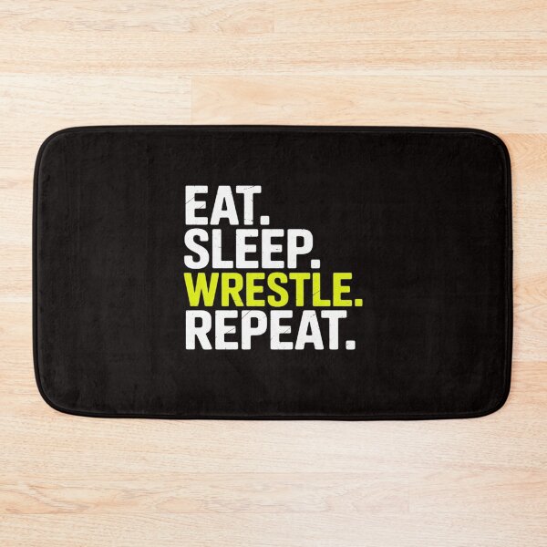 Item preview, Eat Sleep Wrestle Repeat - Cool Wrestling designed and sold by RatCurry.