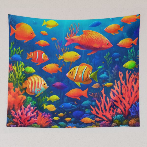 Item preview,  Underwater Carnival Madness designed and sold by Zofia Sosnecka.