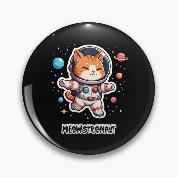 Item preview, Meowstronaut Space Cat Explorer designed and sold by WolfmanProphecy.