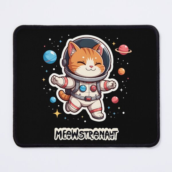 Item preview, Meowstronaut Space Cat Explorer designed and sold by WolfmanProphecy.