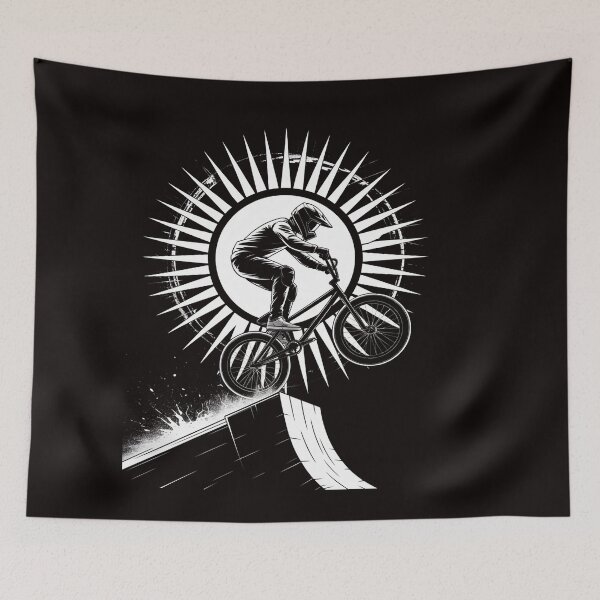 Item preview, Downhill Biker Graphics - Mountain Bike & Mountain Biker designed and sold by RatCurry.