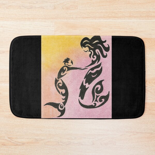 Item preview, Mermaid and Child Silhouette designed and sold by BendyBeasts.