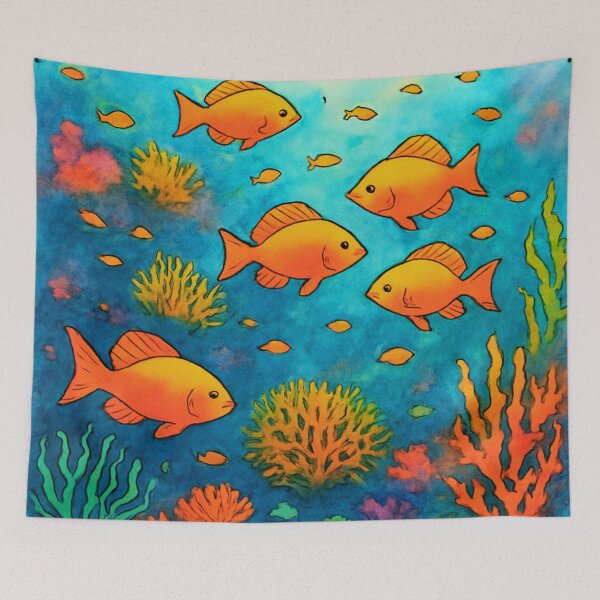 Item preview,  Underwater Carnival Madness designed and sold by Zofia Sosnecka.