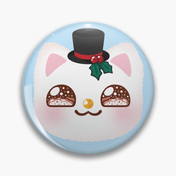 Item preview, Aphmau Christmas Holiday Meemeow Cat Pattern Powder Blue Variant Version 2 designed and sold by ACenturyMage.