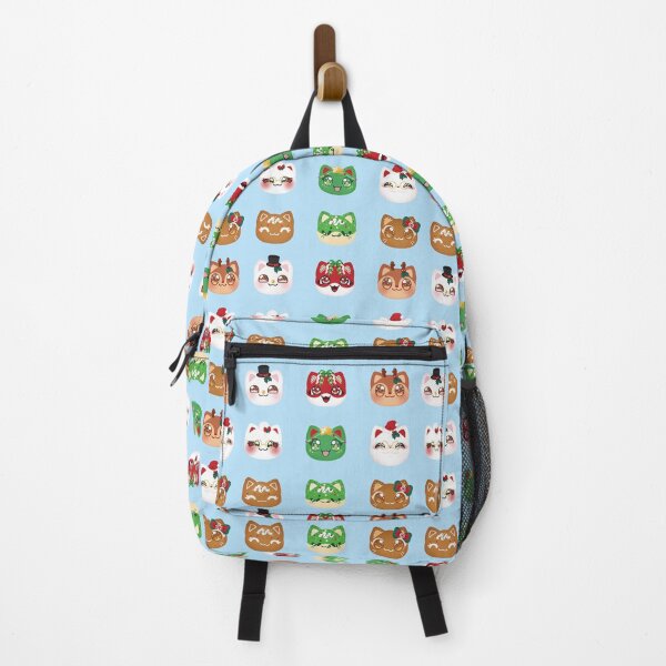 Item preview, Aphmau Christmas Holiday Meemeow Cat Pattern Powder Blue Variant Version 2 designed and sold by ACenturyMage.