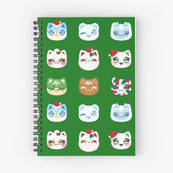 Item preview, Aphmau Christmas Holiday Meemeow Cat Pattern Green Variant Version 1 designed and sold by ACenturyMage.