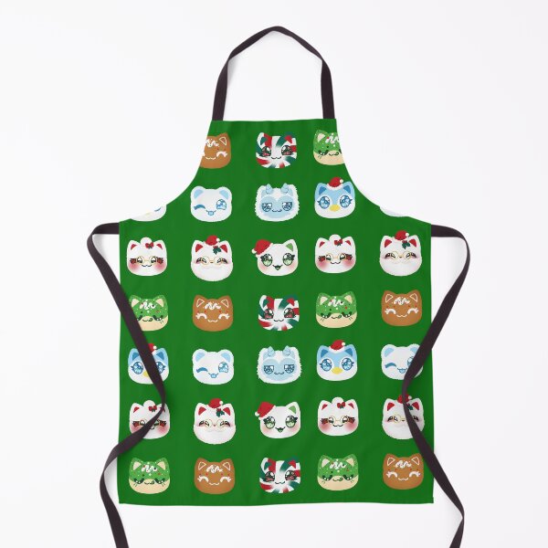 Item preview, Aphmau Christmas Holiday Meemeow Cat Pattern Green Variant Version 1 designed and sold by ACenturyMage.