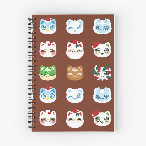 Item preview, Aphmau Christmas Holiday Meemeow Cat Pattern Chocolate Brown Variant Version 1 designed and sold by ACenturyMage.