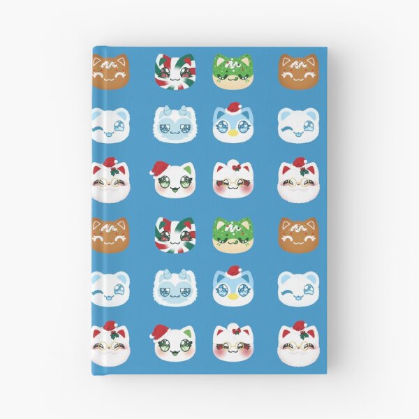 Item preview, Aphmau Christmas Holiday Meemeow Cat Pattern Glacial Blue Variant Version 1 designed and sold by ACenturyMage.