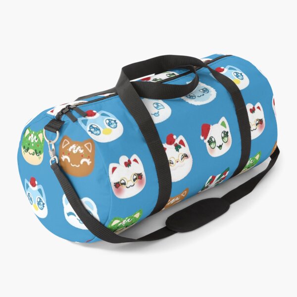 Item preview, Aphmau Christmas Holiday Meemeow Cat Pattern Glacial Blue Variant Version 1 designed and sold by ACenturyMage.