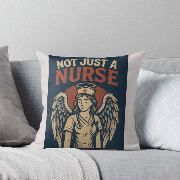 Item preview, Angel Nurse Halo and Wings Retro Illustration designed and sold by ddproducts.