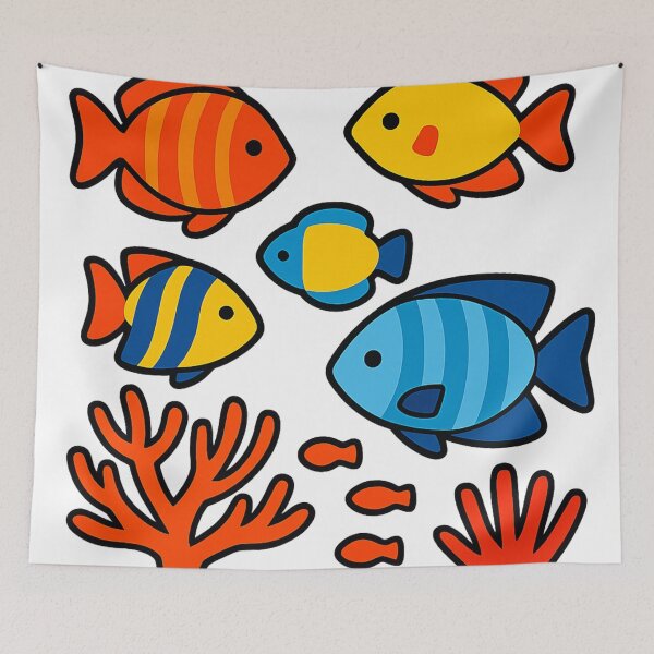 Item preview,  Underwater Carnival Madness designed and sold by Zofia Sosnecka.