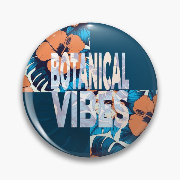 Item preview, Botanical Vibes – Tropical Deep Blue & Orange Flowers Collage designed and sold by InFrameVision.