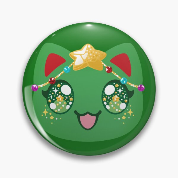 Item preview, Aphmau Christmas Holiday Meemeow Cat Pattern Green Variant Version 2 designed and sold by ACenturyMage.