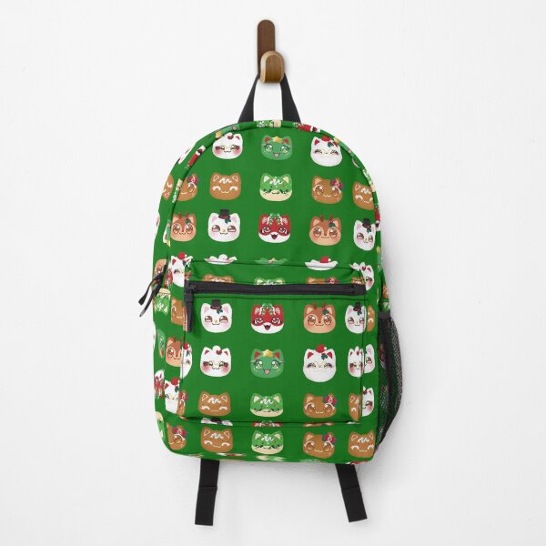 Item preview, Aphmau Christmas Holiday Meemeow Cat Pattern Green Variant Version 2 designed and sold by ACenturyMage.