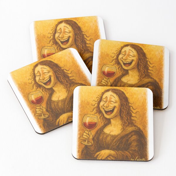 Item preview, La Crolla Lisa – The Drunkest, Happiest Mona Lisa designed and sold by LOSCOLIS.