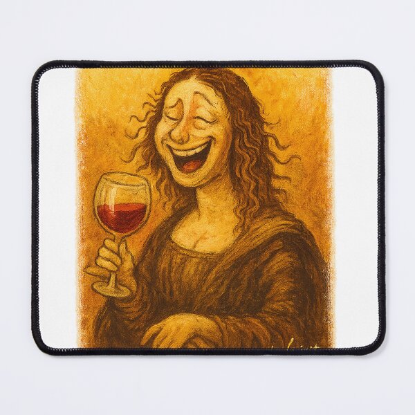 Item preview, La Crolla Lisa – The Drunkest, Happiest Mona Lisa designed and sold by LOSCOLIS.