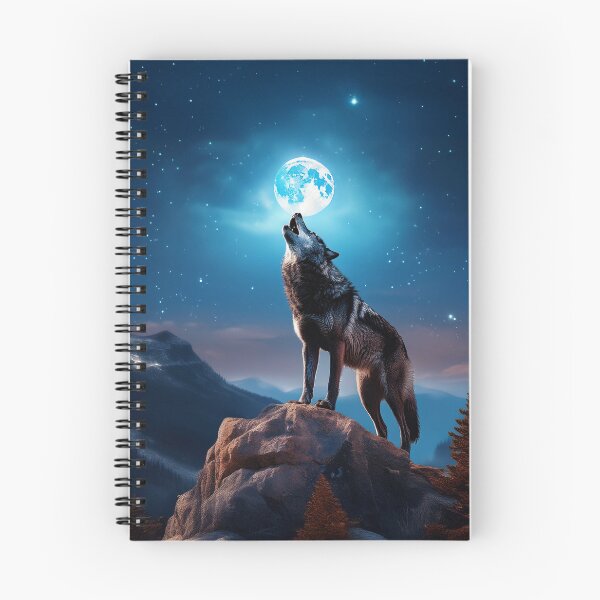 Item preview, Timber Wold Howling at the Moon on a stary night. designed and sold by Art-Horizon.