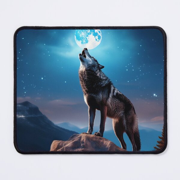 Item preview, Timber Wold Howling at the Moon on a stary night. designed and sold by Art-Horizon.