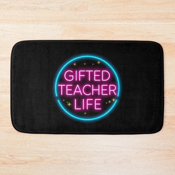 Item preview, Gifted teacher life- neon on black design designed and sold by Happyhoo1.