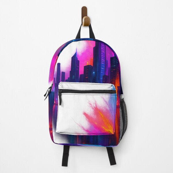 Item preview, Dopamine Burst Skyline – Neon City Explosion designed and sold by MrBunny_ART.