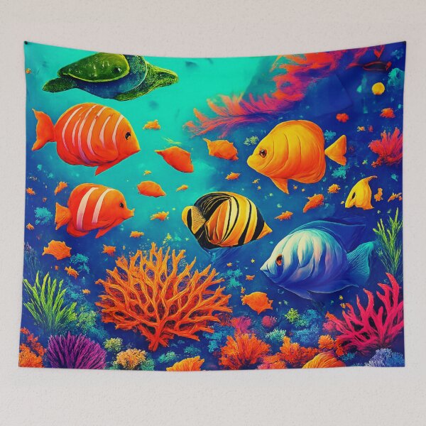 Item preview,  Underwater Carnival Madness designed and sold by Zofia Sosnecka.