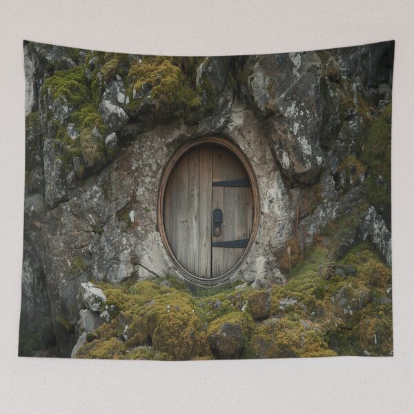 Item preview, Lifestyle Hub: Hidden Door in the Mossy Hill designed and sold by M&M Lifestyle Hub.