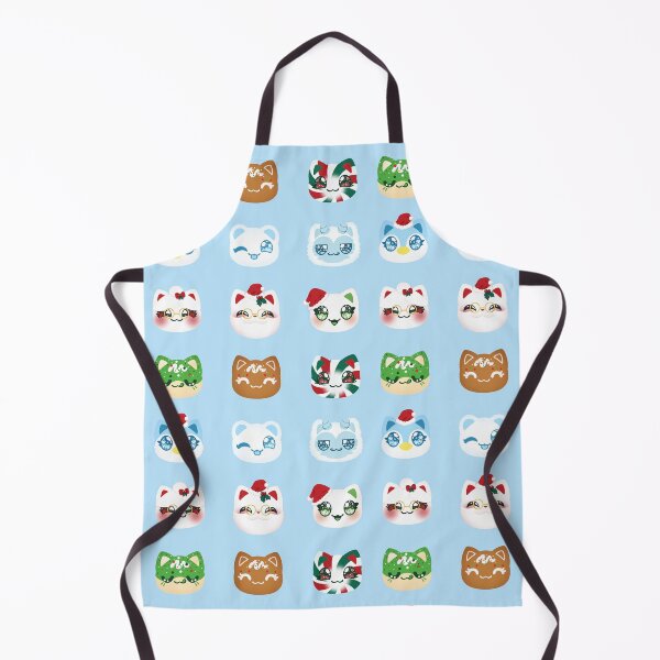 Item preview, Aphmau Christmas Holiday Meemeow Cat Pattern Powder Blue Variant Version 1 designed and sold by ACenturyMage.