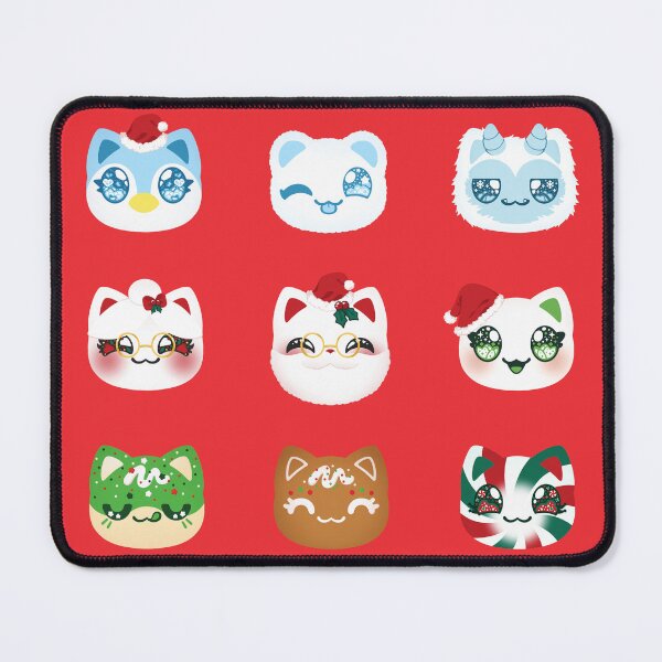Item preview, Aphmau Christmas Holiday Meemeow Cat Pattern Red Variant Version 1 designed and sold by ACenturyMage.