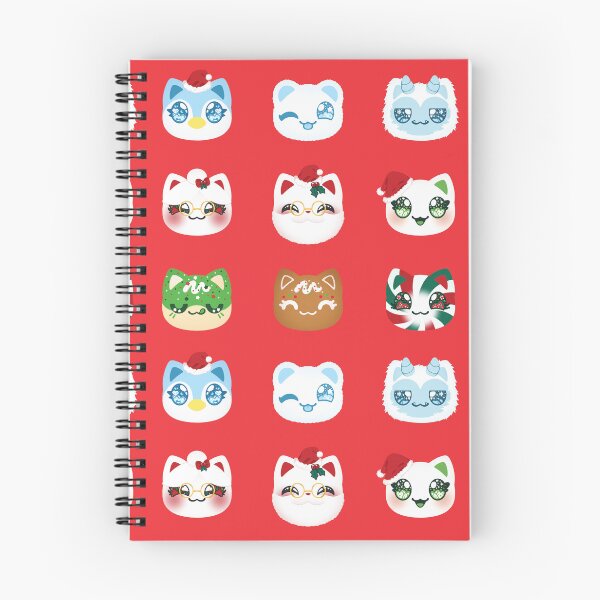 Item preview, Aphmau Christmas Holiday Meemeow Cat Pattern Red Variant Version 1 designed and sold by ACenturyMage.