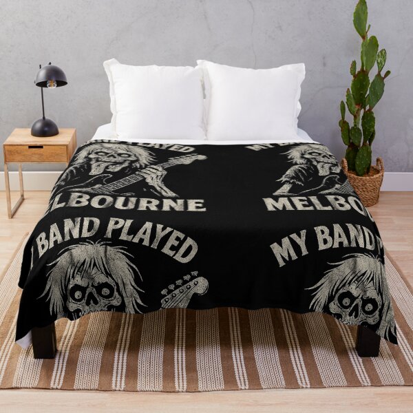 Item preview, MY BAND PLAYED MELBOURNE – Vintage Sleaze-Rock T-Shirt - Retro 2000s Sleaze Rock designed and sold by DiamondSkyShirt.