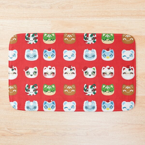 Item preview, Aphmau Christmas Holiday Meemeow Cat Pattern Red Variant Version 1 designed and sold by ACenturyMage.