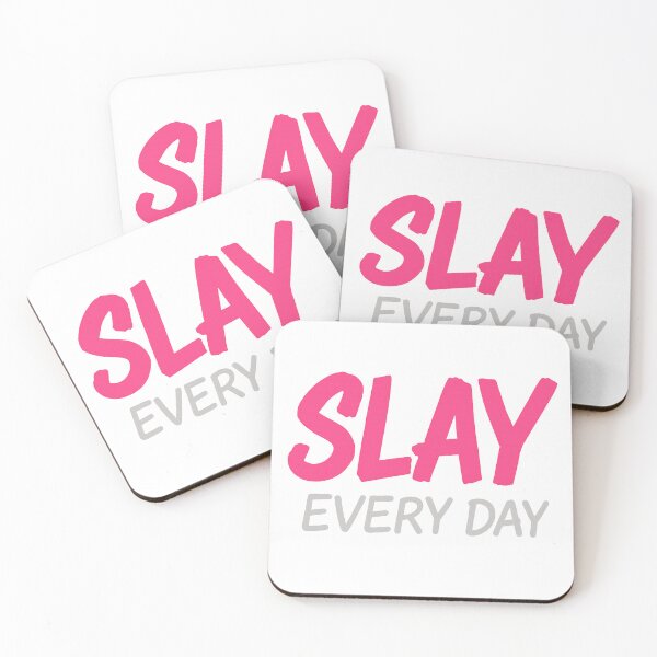 Item preview, Slay Every Day - Bold Pink Motivational Typography designed and sold by Greemo03.