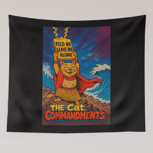 Item preview, The Cat Commandments designed and sold by Cats and Other Things.