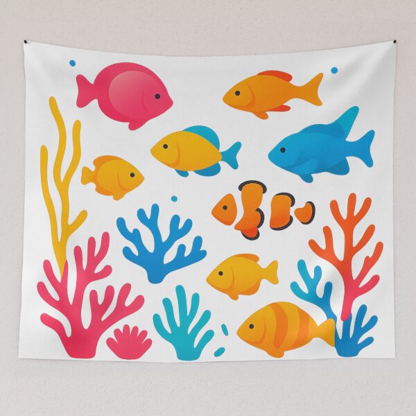 Item preview,  Underwater Carnival Madness designed and sold by Zofia Sosnecka.